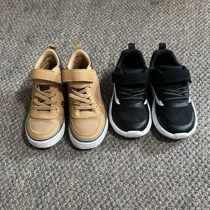 2 pairs of toddler shoes